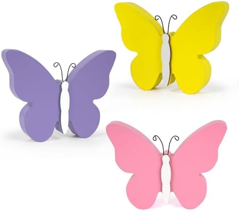 3Pcs Spring Butterfly Decorations for Home