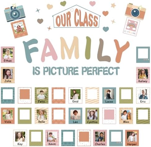 Boho Classroom Bulletin Board Decor Set of 56 (Boho)