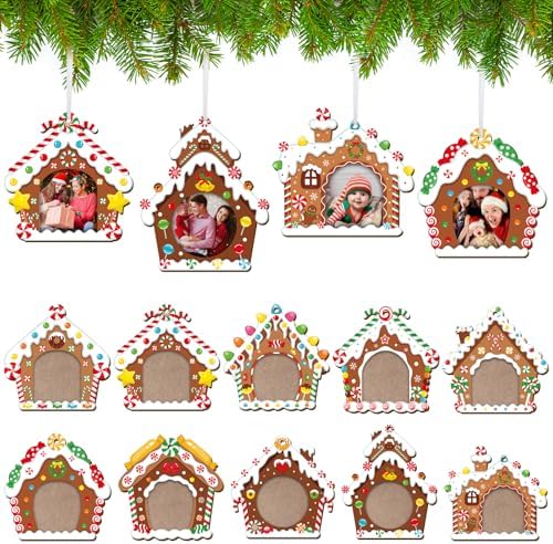 Christmas Picture Frame Ornament for Christmas Tree Stocking Decorations