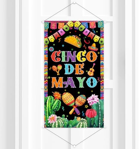 Cinco de Mayo Door Hanger Decorations Hanging Banner