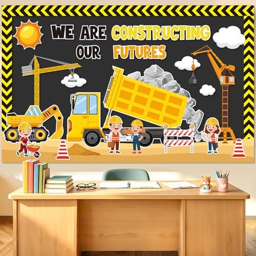 Construction Bulletin Board Decorations Set