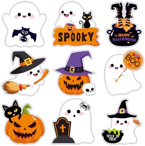 Cute Halloween Stickers Decorations (Ghost)