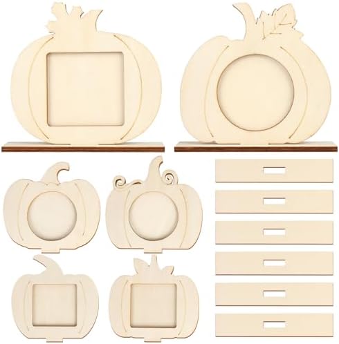 DIY Fall Pumpkin Wood Crafts to Paint for Kids Adults