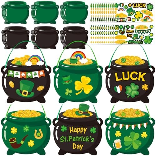 DIY Happy St. Patrick's Day Crafts Kit Set of 24
