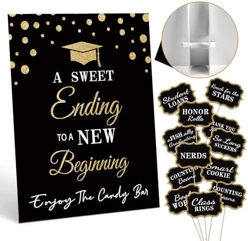 Graduation Candy Buffet Labels for Grad Party Decorations