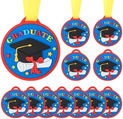 Graduation Medals for Kids (12pcs Bachelor Cap)