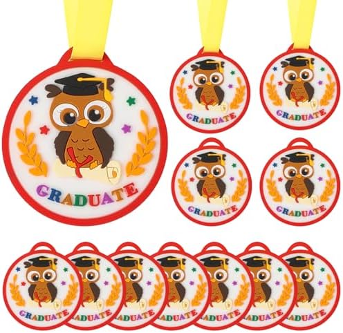 Graduation Medals for Kids (24pcs Owl)