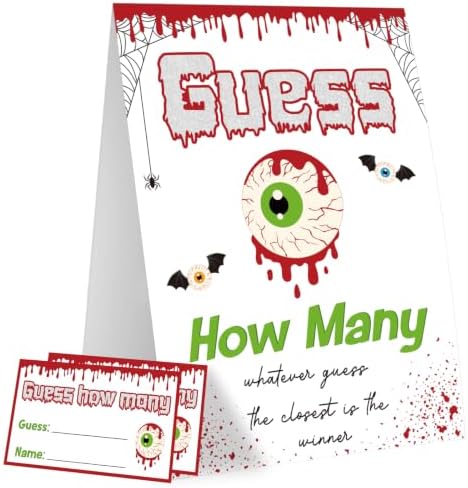 Guess How Many Halloween Game for Large Groups Family Office Party