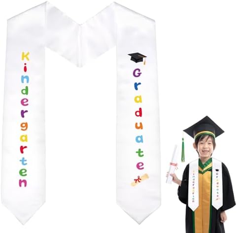 Kids Graduation Sash Kindergarten Preschool Graduation Sash Kindergarten Preschool Graduation Stole for Kids Class of 2026 Graduation Gifts