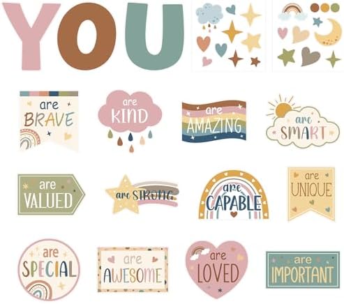 Motivational Inspirational Bulletin Board Decorations Set