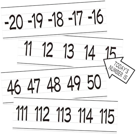 Number Line for Classroom Wall Bulletin Board Borders Decorations (Simple)