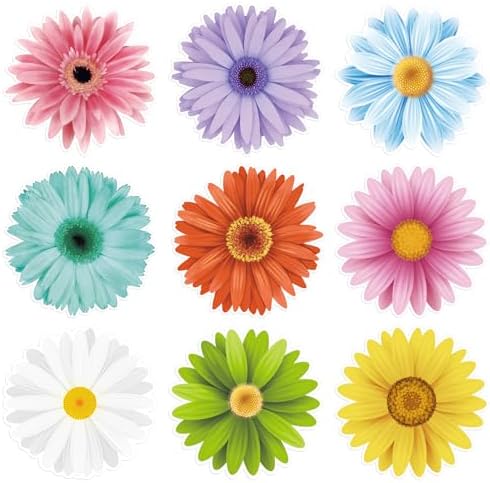 Spring Bulletin Board Decorations Flower Cutouts Spring Summer Wall Decoration for School Classroom Home Floral Party Supplies Back to School Decor