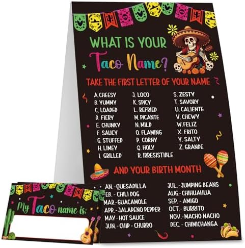 Taco Game for Party Family Adults Office Large Groups