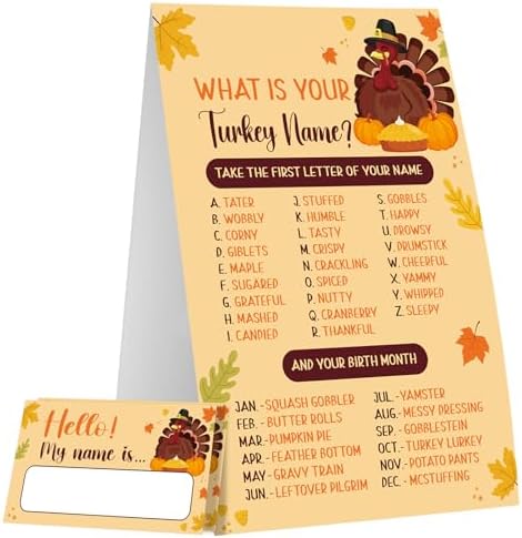 Thanksgiving Games for Family Adults Office Large Groups Party