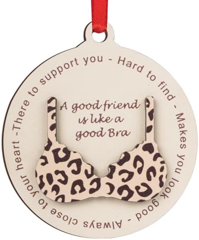 Wood Best Friend Ornament for Women 2026 Christmas Ornaments for Tree Decor