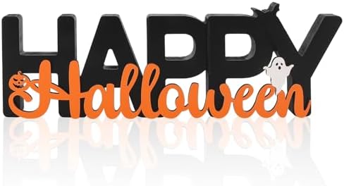 Wooden Happy Halloween Sign